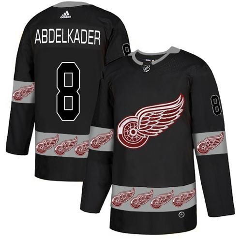 Adidas Red Wings #8 Justin Abdelkader Black Authentic Team Logo Fashion Stitched NHL Jersey Adidas Red Wings #8 Justin Abdelkader Black Authentic Team Logo Fashion Stitched NHL Jersey