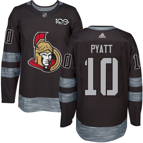 Adidas Senators #10 Tom Pyatt Black 1917-2017 100th Anniversary Stitched NHL Jersey Adidas Senators #10 Tom Pyatt Black 1917-2017 100th Anniversary Stitched NHL Jersey