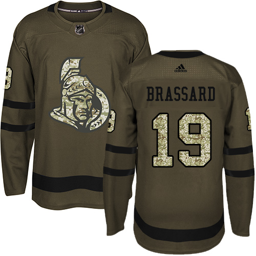 Adidas Senators #19 Derick Brassard Green Salute to Service Stitched NHL Jersey Adidas Senators #19 Derick Brassard Green Salute to Service Stitched NHL Jersey