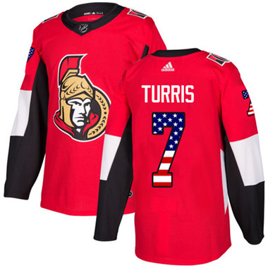 Adidas Senators #7 Kyle Turris Red Home Authentic USA Flag Stitched Youth NHL Jersey Adidas Senators #7 Kyle Turris Red Home Authentic USA Flag Stitched Youth NHL Jersey