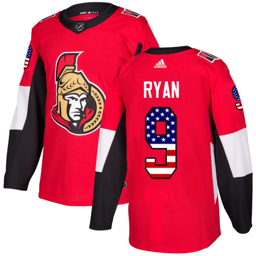 Adidas Senators #9 Bobby Ryan Red Home Authentic USA Flag Stitched NHL Jersey Adidas Senators #9 Bobby Ryan Red Home Authentic USA Flag Stitched NHL Jersey
