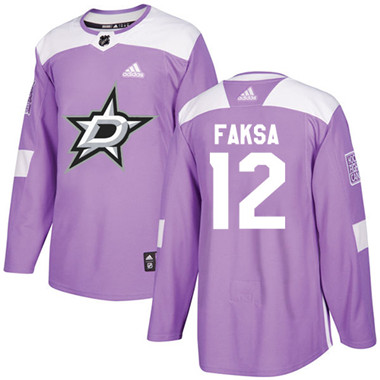 Adidas Stars #12 Radek Faksa Purple Authentic Fights Cancer Stitched NHL Jersey Adidas Stars #12 Radek Faksa Purple Authentic Fights Cancer Stitched NHL Jersey
