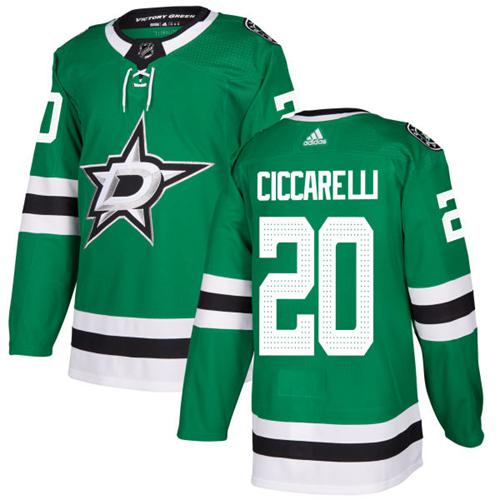 Adidas Stars #20 Dino Ciccarelli Green Home Authentic Stitched NHL Jersey Adidas Stars #20 Dino Ciccarelli Green Home Authentic Stitched NHL Jersey