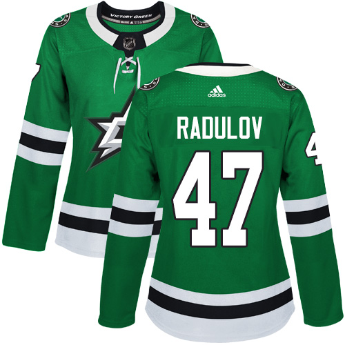 Adidas Stars #47 Alexander Radulov Green Home Authentic Women's Stitched NHL Jersey Adidas Stars #47 Alexander Radulov Green Home Authentic Women's Stitched NHL Jersey