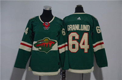Adidas Wild #64 Mikael Granlund Green Youth Jersey