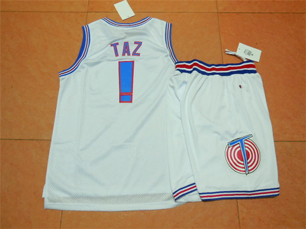 Air SLAM DUNK  Movie edition jerseys #1 TAZ Mesh suit jerseys