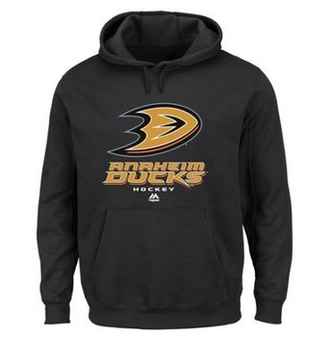 Anaheim Ducks Majestic Big & Tall Critical Victory Pullover Hoodie Black