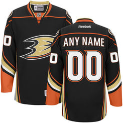 Anaheim Ducks NHL Mens Premier Custom Jersey Team Color - Black