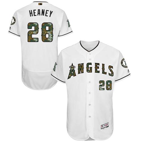 Angels of Anaheim #28 Andrew Heaney White Flexbase Authentic Collection 2016 Memorial Day Stitched MLB Jersey Angels of Anaheim #28 Andrew Heaney White Flexbase Authentic Collection 2016 Memorial Day Stitched MLB Jersey