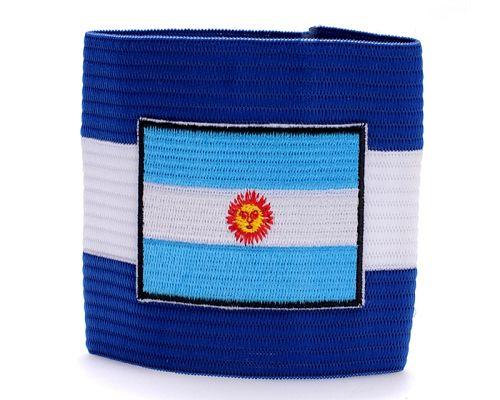 Argentina Soccer Captain Patch Blue