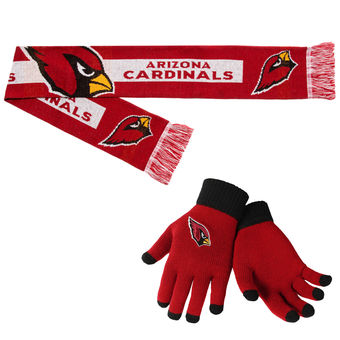 Arizona Cardinals Gloves & Scarf Set