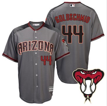 Arizona Diamondbacks #44 Paul Goldschmidt Gray Cool Base Road Jersey