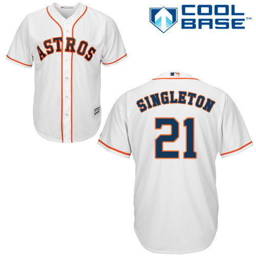 Astros #21 Jon Singleton White Cool Base Stitched Youth MLB Jersey Astros #21 Jon Singleton White Cool Base Stitched Youth MLB Jersey
