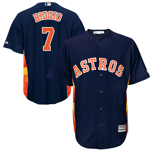 Astros #7 Craig Biggio Navy Blue Cool Base Stitched Youth MLB Jersey Astros #7 Craig Biggio Navy Blue Cool Base Stitched Youth MLB Jersey