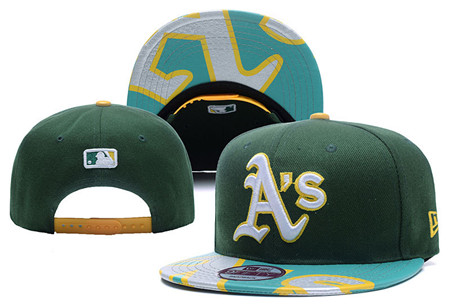 Athletics Team Logo Green Adjustable Hat YD