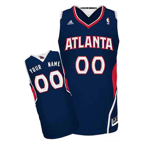 Atlanta Hawks Custom Swingman Blue Jersey