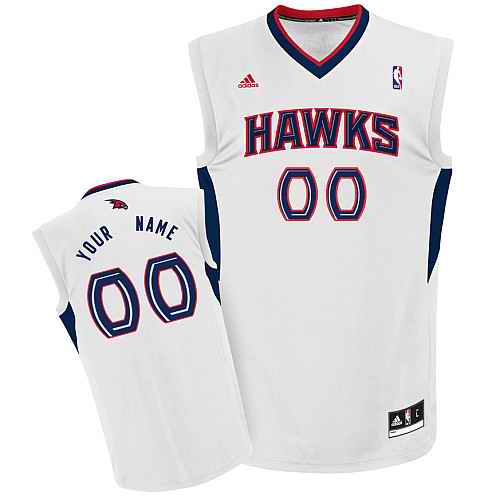Atlanta Hawks Youth Custom White Jersey Atlanta Hawks Youth Custom White Jersey
