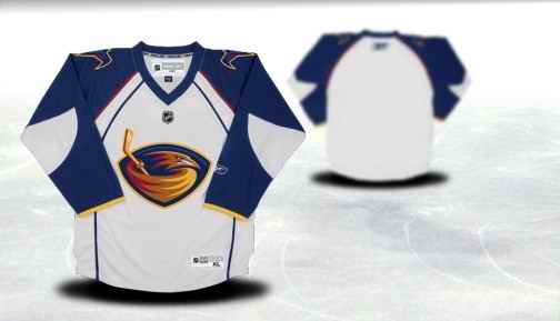 Atlanta Thrashers Youth Customized White Jersey