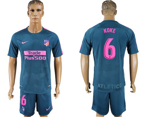 Atletico Madrid #6 Koke Sec Away Soccer Club Jersey$45.0 Atletico Madrid #6 Koke Sec Away Soccer Club Jersey$45.0