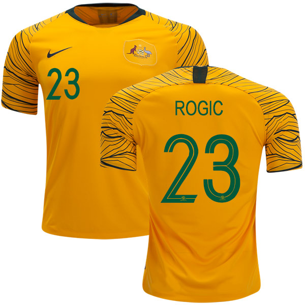 Australia #23 Rogic Home Soccer Country Jersey
