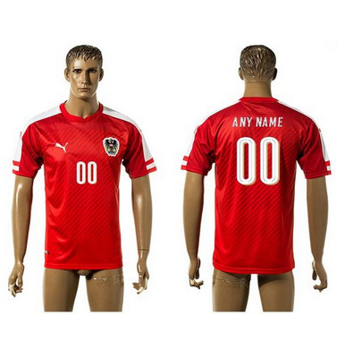 Austria Personalized Home Soccer Country Jersey Austria Personalized Home Soccer Country Jersey