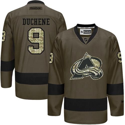 Avalanche #9 Matt Duchene Green Salute to Service Stitched NHL Jersey Avalanche #9 Matt Duchene Green Salute to Service Stitched NHL Jersey