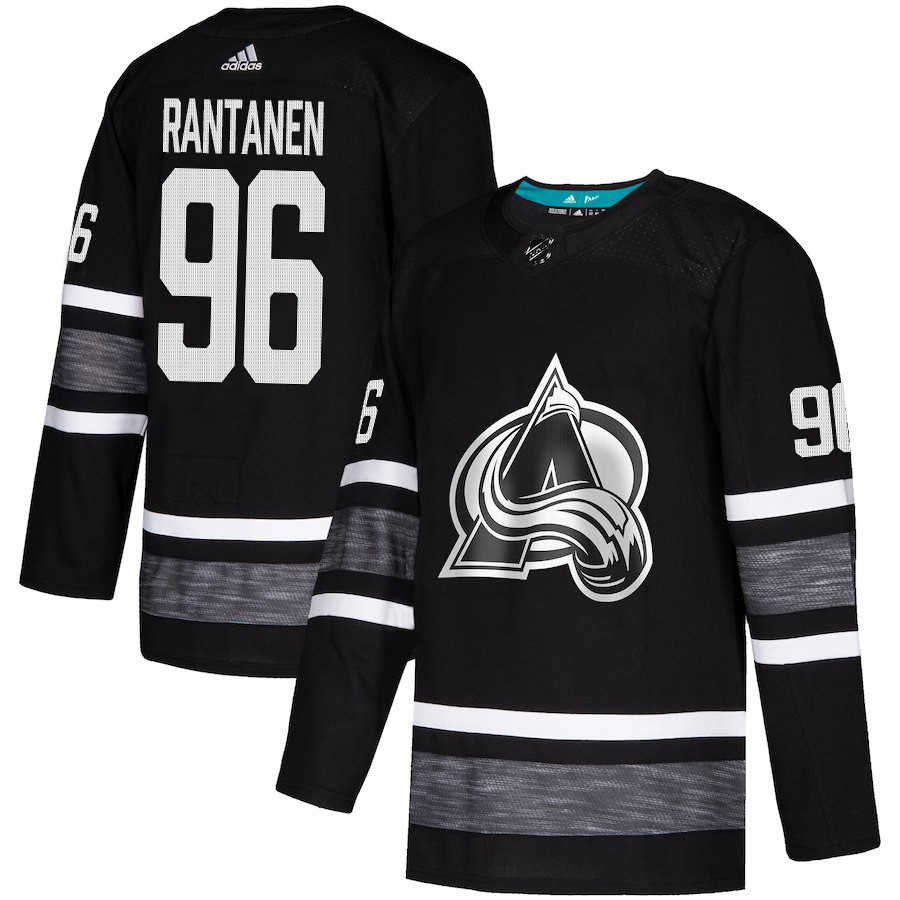 Avalanche #96 Mikko Rantanen Black Authentic 2019 All-Star Stitched Youth Hockey Jersey