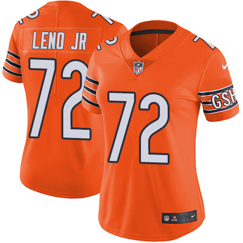 Bears #72 Charles Leno Jr Orange Women's Stitched Football Limited Rush Jersey Bears #72 Charles Leno Jr Orange Women's Stitched Football Limited Rush Jersey