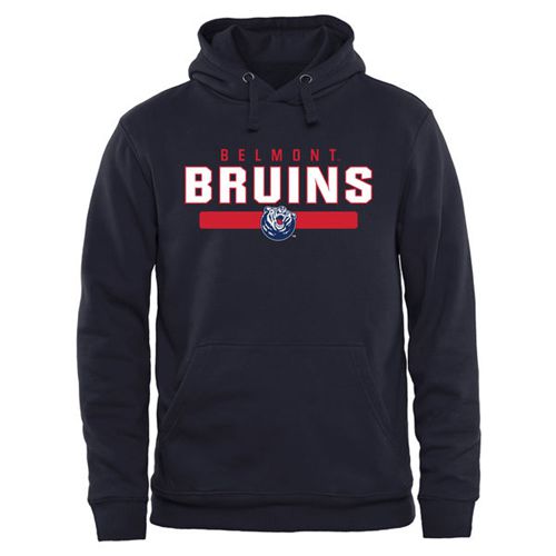 Belmont Bruins Team Strong Pullover Hoodie Navy Belmont Bruins Team Strong Pullover Hoodie Navy
