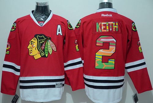 Blackhawks #2 Duncan Keith Red Team Logo On No. Stitched NHL Jersey Blackhawks #2 Duncan Keith Red Team Logo On No. Stitched NHL Jersey