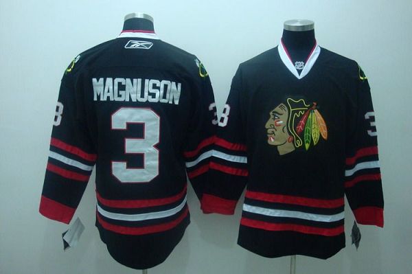 Youth Blackhawks #3 Keith Magnuson Stitched Black NHL Jersey Youth Blackhawks #3 Keith Magnuson Stitched Black NHL Jersey