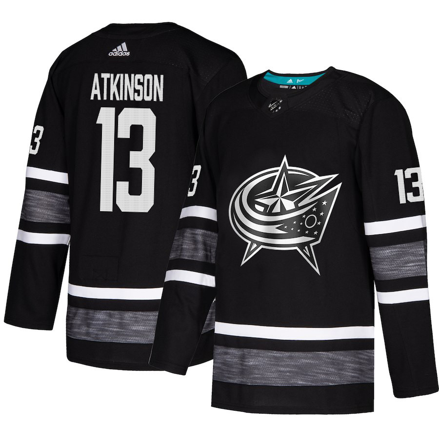 Blue Jackets #13 Cam Atkinson Black Authentic 2019 All-Star Stitched Youth Hockey Jersey