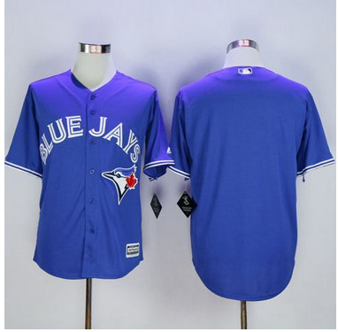 Blue Jays Blank Blue New Cool Base Stitched MLB Jersey