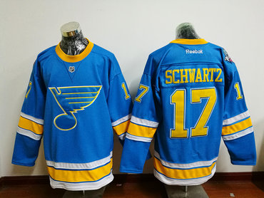 Blues #17 Jaden Schwartz Light Blue 2017 Winter Classic Stitched NHL Jersey