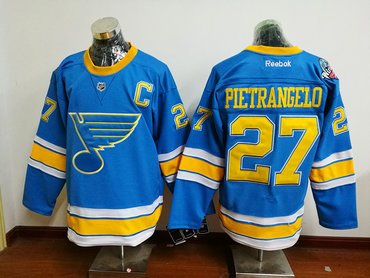 Blues 27 Alex Pietrangelo Blue 2017 Winter Classic Stitched NHL Jersey