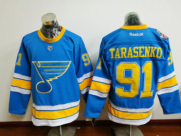 Blues 91 Vladimir Tarasenko Blue 2017 Winter Classic Stitched NHL Jersey