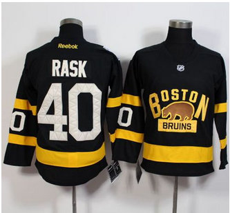 Boston Bruins #40 Tuukka Rask Black 2016 Winter Classic Stitched NHL Jersey