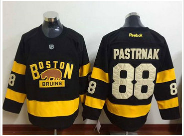 Boston Bruins #88 David Pastrnak Black 2016 Winter Classic Stitched NHL Jersey