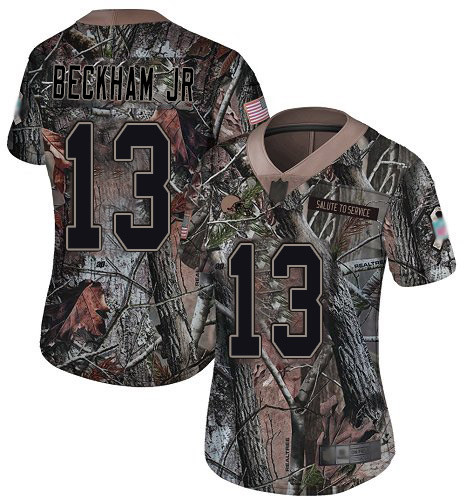 Browns #13 Odell Beckham Jr Camo Women's Stitched Football Limited Rush Realtree Jersey Browns #13 Odell Beckham Jr Camo Women's Stitched Football Limited Rush Realtree Jersey
