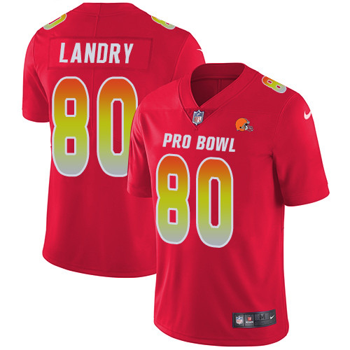 Browns #80 Jarvis Landry Red Youth Stitched Football Limited AFC 2019 Pro Bowl Jersey Browns #80 Jarvis Landry Red Youth Stitched Football Limited AFC 2019 Pro Bowl Jersey