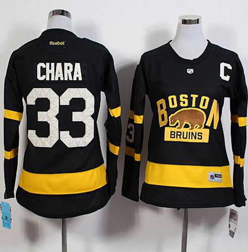 Bruins #33 Zdeno Chara Black 2016 Winter Classic Women's Stitched NHL Jersey Bruins #33 Zdeno Chara Black 2016 Winter Classic Women's Stitched NHL Jersey