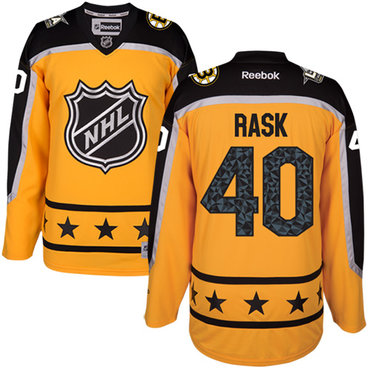 Bruins #40 Tuukka Rask Yellow 2017 All-Star Atlantic Division Women's Stitched NHL Jersey Bruins #40 Tuukka Rask Yellow 2017 All-Star Atlantic Division Women's Stitched NHL Jersey