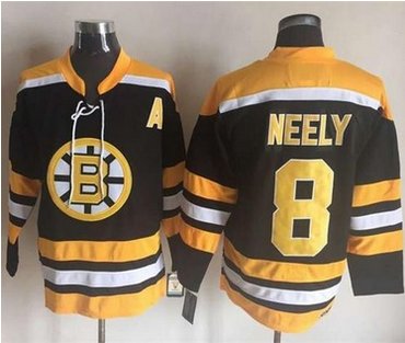 Bruins #8 Cam Neely BlackYellow CCM Throwback New Stitched NHL Jersey Bruins #8 Cam Neely BlackYellow CCM Throwback New Stitched NHL Jersey