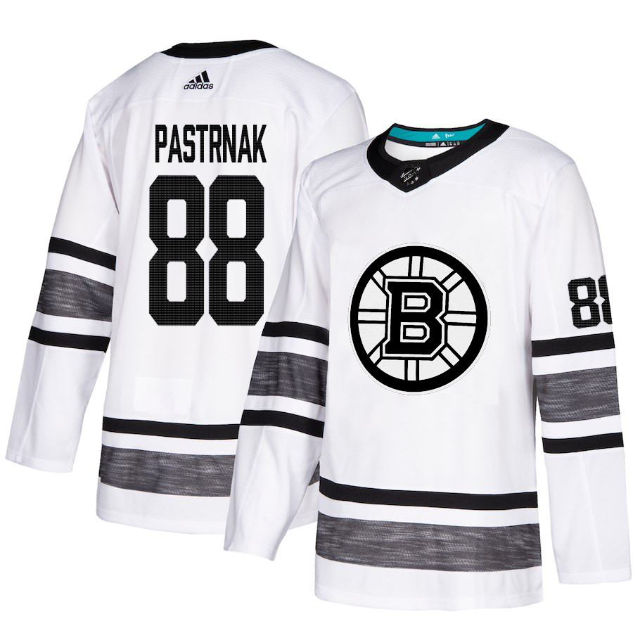 Bruins #88 David Pastrnak White Authentic 2019 All-Star Youth Stitched Hockey Jersey
