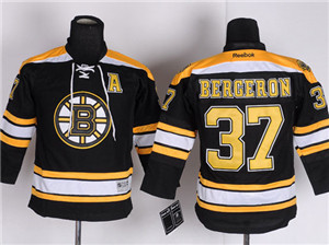 Bruins 37 Patrice Bergeron Black Youth Reebok Jersey Bruins 37 Patrice Bergeron Black Youth Reebok Jersey