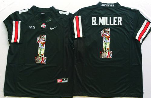 Buckeyes #1 Braxton Miller Black Player Fashion Stitched NCAA Jersey Buckeyes #1 Braxton Miller Black Player Fashion Stitched NCAA Jersey