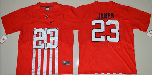 Buckeyes #23 Lebron James Red Alternate Elite Stitched NCAA Jersey Buckeyes #23 Lebron James Red Alternate Elite Stitched NCAA Jersey