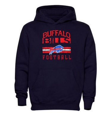 Buffalo Bills Pregame Pullover Hoodie Navy Blue