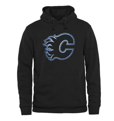 Calgary Flames Rinkside Pond Hockey Pullover Hoodie Black Calgary Flames Rinkside Pond Hockey Pullover Hoodie Black