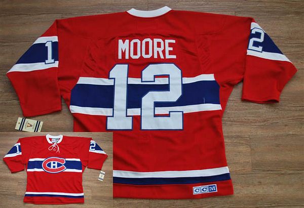 Youth Canadiens #12 Dominic Moore Stitched Red CH CCM Throwback NHL Jersey Youth Canadiens #12 Dominic Moore Stitched Red CH CCM Throwback NHL Jersey